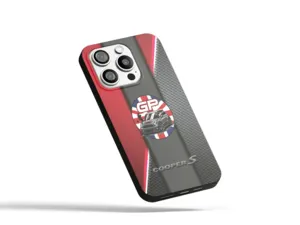 Mini Cooper Cover in Silicone Smartphone Aspetto da Corsa Drift